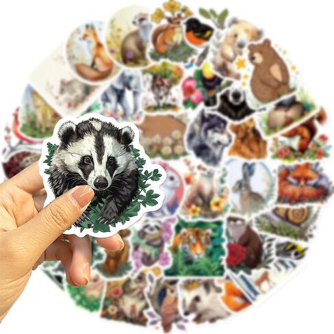 50 Cute Cat Stickers Kit - Kawaii Cat Stickers for Kids & Teens, Waterproof Vinyl Stickers for Laptop, Phone, Skateboard, Journaling in Kuwait