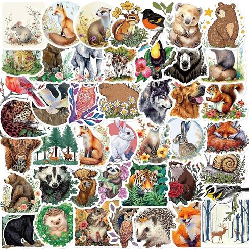50 Cute Cat Stickers Kit - Kawaii Cat Stickers for Kids & Teens, Waterproof Vinyl Stickers for Laptop, Phone, Skateboard, Journaling in Kuwait