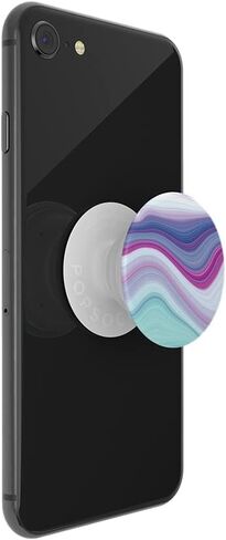 PopSockets Phone Grip with Expanding Kickstand, Marble PopGrip - Opalescent in Saudi Arabia