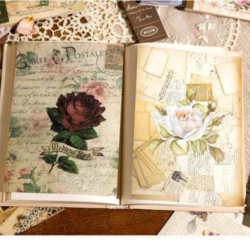 400 PCS Scrapbooking Supplies Vintage Scrapbook Paper Decorative Paper Bullet Collage Basing Photo Junk Journaling Supplies Album Embellishment Art Craft Aesthetic Planners Scrapbook Gift in Saudi Arabia