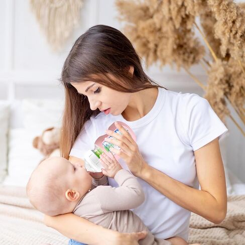 XANGNIER 4 عبوات من أكمام السيليكون لزجاجات الأطفال الزجاجية الضيقة الطبيعية من دكتور براون 8 أونصة، ملحقات الغطاء الواقي لزجاجات الأطفال المضادة للكسر لزجاجات الأطفال الزجاجية الضيقة من دكتور براون 8 أونصة in Kuwait