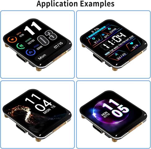 ESP32-S3 1.69" Display Development Board, 240MHz Dual-Core Processor, 240×280 Pixels, Supports WiFi Bluetooth, Micro LCD Display with ESP32-S3 (Without Touch) in Saudi Arabia