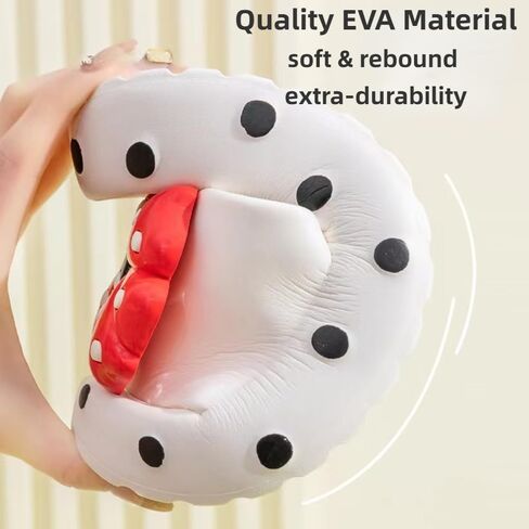 Bow Slippers for Women Cute Home Slides Preppy Anti-slip Indoor Outdoor Slippers Open-toe Men Shower Shoes in Saudi Arabia