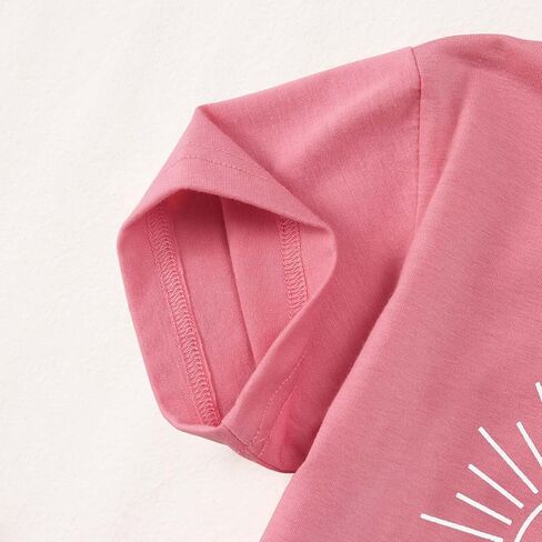 1st Birthday Shirt for Baby Girls Boys Cute Sun Graphic Letter Print T-Shirt 1 Year Old Toddler Gift Infant Party Tees in Kuwait