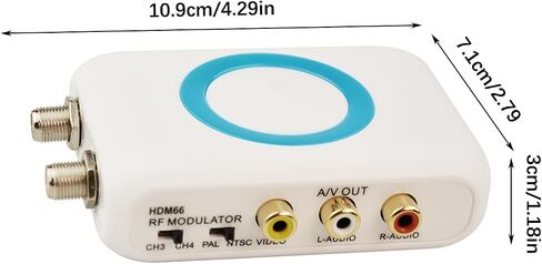 HDM66 HD Modulator، HDMI RF Modulator يدعم إخراج تنسيق PAL/NTSC إلى مغير RF، واجهة الوسائط المتعددة عالية الدقة لاستبدال نظام التلفزيون المنزلي CATV in Saudi Arabia
