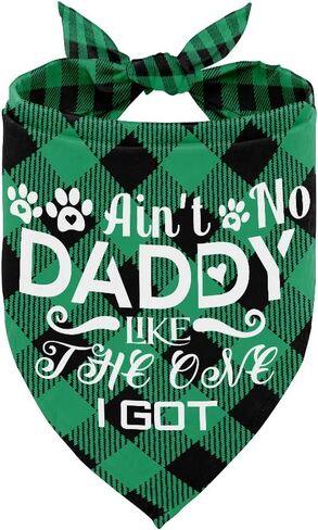 Dog Bandana, Dog Bandana, Camouflage Dog Scarf Printing, Dog Scarf Accessories, Dog Bandana Pet Scarf, Christmas Birthday Dog Dad's Gift, Ain't No Daddy Like The One I Got (M32) in Saudi Arabia