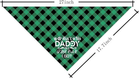 Dog Bandana, Dog Bandana, Camouflage Dog Scarf Printing, Dog Scarf Accessories, Dog Bandana Pet Scarf, Christmas Birthday Dog Dad's Gift, Ain't No Daddy Like The One I Got (M32) in Saudi Arabia