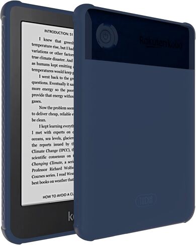 غطاء TUDIA SKN مصمم لجراب Kobo Clara 2E (6 بوصات) - [غير مناسب للألوان/إصدار BW 2024] نحيف مقاوم للصدمات ومضاد للاصفرار [زوايا معززة] ممتص للصدمات من مادة TPU خفيف الوزن وظهر شفاف - لمعان شفاف in Kuwait