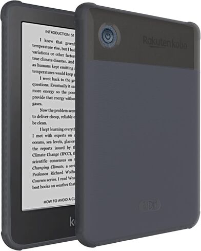 غطاء TUDIA SKN مصمم لجراب Kobo Clara 2E (6 بوصات) - [غير مناسب للألوان/إصدار BW 2024] نحيف مقاوم للصدمات ومضاد للاصفرار [زوايا معززة] ممتص للصدمات من مادة TPU خفيف الوزن وظهر شفاف - لمعان شفاف in Kuwait