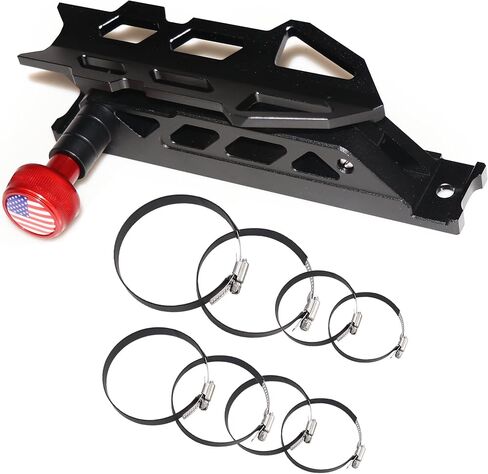 Bestaoo Adjustable Roll Bar Fire Extinguisher Mount Holder for Jeep Wrangler TJ JK JKU JL UTV Polaris RZR Ranger Camper Van, Aluminum, Quick Release in Kuwait