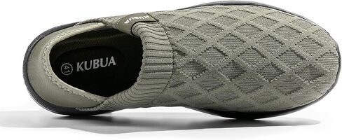 KUBUA Mens Slippers Indoor Lightweight House Shoes Outdoor Breathable Slip on Loafers in Kuwait