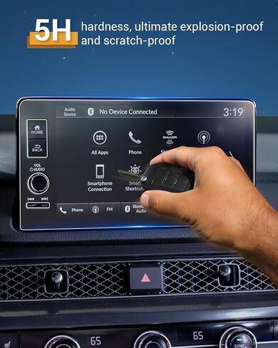 YEE PIN Integra واقي شاشة لعام 2023 2024 2025 Acura Integra A-Spec Accessories Technology/Type S 9 بوصة تعمل باللمس غطاء حماية حساس فائق الدقة فائق الوضوح مضاد للخدش شفاء ذاتي 2 حزمة in Saudi Arabia