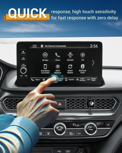YEE PIN Integra واقي شاشة لعام 2023 2024 2025 Acura Integra A-Spec Accessories Technology/Type S 9 بوصة تعمل باللمس غطاء حماية حساس فائق الدقة فائق الوضوح مضاد للخدش شفاء ذاتي 2 حزمة in Saudi Arabia