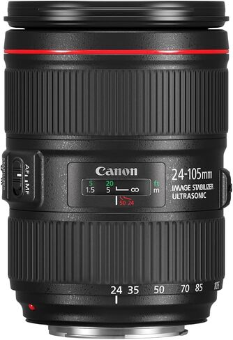 عدسة تكبير Canon EF24-105mm F4L is II USM - صندوق أبيض (جديد) (عبوة مجمعة) in Saudi Arabia
