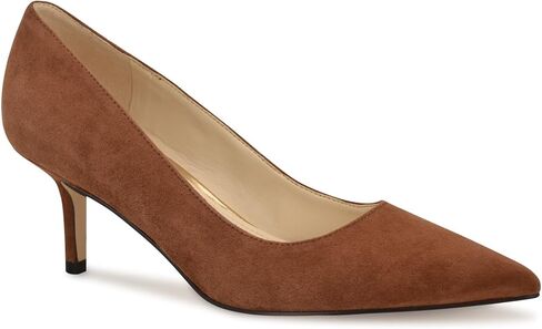 Nine West Women's Arlene Pump, Cognac Suede 121, 9.5 in Saudi Arabia