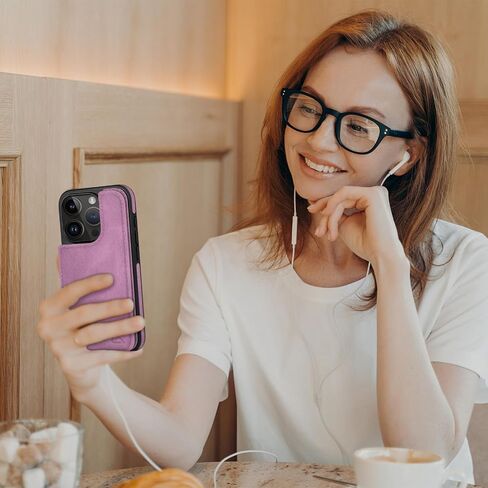 حافظة مصممة لهاتف iPhone 13 Pro، حافظة حامل بطاقات مع [حامي شاشة] [غطاء فوليو بمشبك مغناطيسي] [جلد RFID] حافظات رجالية مقاومة للصدمات مقاس 6.1 بوصة لهاتف Apple 13 Pro بني فاتح in Kuwait
