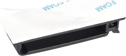 Uxcell نايلون لاصق كابل كليب سلك المشبك حامل مُنظِم حجم داخلي 40 مللي متر × 7 مللي متر أسود 50 قطعة in Saudi Arabia