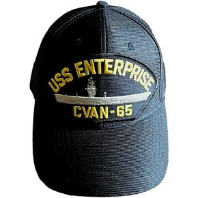 USS Enterprise CVAN-65 Navy Ship HAT U.S Military Official Ball Cap U.S.A Made