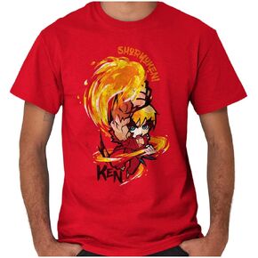 Street Fighter Shoryuken Ken Vintage Graphic T Shirt Men or Women