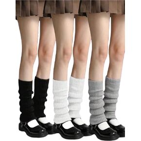 SHENHE Women's 3 Pairs Leg Warmers Knitted Cute Sports Dance Y2k Leg Warmers Socks