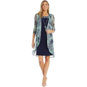 R&M Richards Women's 2 Pcs Daytime Jacket Dress