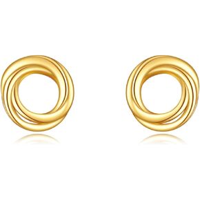14k Gold Heart Earrings for Women, Gold Fine Jewelry Birthday Gifts for Her