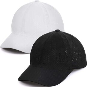 Geyoga Quick Dry Baseball Hat Mesh Sports Hat Workout Tennis Hat for Men Women Adults Kids Outdoor Sports