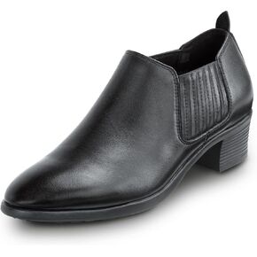 حذاء عمل SR Max Galena، نسائي، أسود، طراز Demi Boot ذو مقدمة ناعمة مقاوم للانزلاق in Kuwait