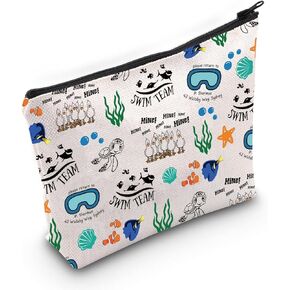 Nemo Dory Movie Merchandise Nemo Dory Fan Gift Nemo Dory Zipper Makeup Bag (fish bag)