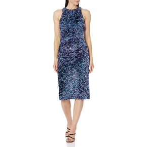 Donna Morgan Women's Sleeveless Tank Sequin Dress