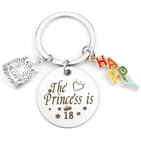 18th Birthday Gifts for Girls Keychain Girls Birthday Christmas Gifts for Teenage Girls Women Sister Daughter Young Adults Best Friend Bff 18 Birthday Unique, Anniversary Valentines Day Gifts in Kuwait