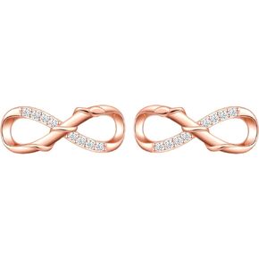 Unendlich U Solid 925 Silver Snake Winding Infinity Symbol Earrings Bracelet Necklace