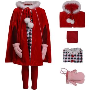Pacreck Kids Anime Who Cosplay Costume Christmas Cosplay Dress Gloves Coat Halloween Outfit