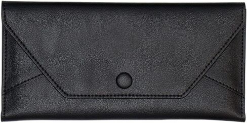 محفظة طويلة K للرجال، محفظة ظرف نقدي للرجال من KOME LEATHER بمشبك نقود مع حامل بطاقة دفتر شيكات وجيب للهاتف وسحاب للرجال ومحفظة نحيفة in Kuwait