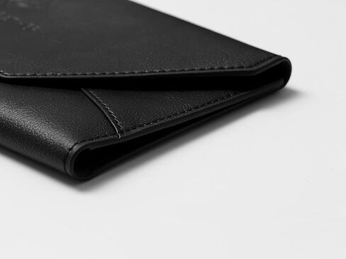 محفظة طويلة K للرجال، محفظة ظرف نقدي للرجال من KOME LEATHER بمشبك نقود مع حامل بطاقة دفتر شيكات وجيب للهاتف وسحاب للرجال ومحفظة نحيفة in Kuwait