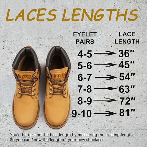 UGY® Boot Laces Heavy Duty, 3/16" Round Shoelaces for Boots, Work Boots & Hiking Shoes in Saudi Arabia