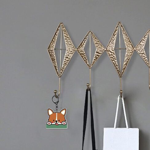 KISEKI Corgi Keychain Corgi Gifts for Corgi Lover Corgi Key Rings for Halloween Thanksgiving Christmas in Kuwait
