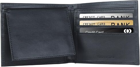 Genuine Leather Wallet with RFID Blocking Credit Card Premium Protection in Saudi Arabia