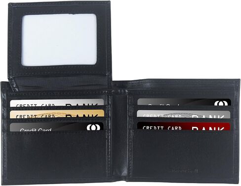 Genuine Leather Wallet with RFID Blocking Credit Card Premium Protection in Saudi Arabia