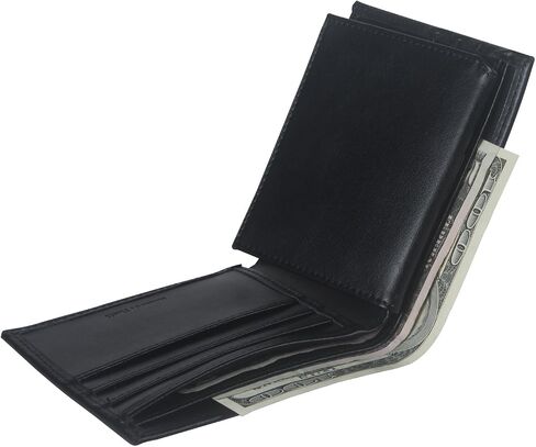 Genuine Leather Wallet with RFID Blocking Credit Card Premium Protection in Saudi Arabia