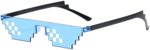 10 قطع نظارات شمسية ثج لايف بارتي نظارات موزاييك بكسل سوداء للجنسين البالغين والاطفال (مزيج متعدد الالوان)، الوان متعددة، مقاس واحد, ألوان مختلطة, One Size in Kuwait