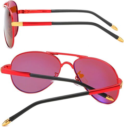 luojery Luxury aviator Men's Polarized Driving Sunglasses shades For Men UV400 in Kuwait