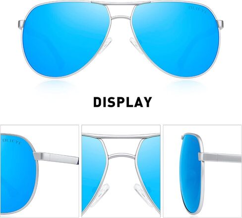 OLIEYE Men HD Polarized Driving Sunglasses for Men-Classic Square Sunglasses in Saudi Arabia