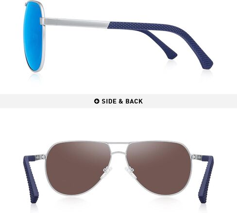 OLIEYE Men HD Polarized Driving Sunglasses for Men-Classic Square Sunglasses in Saudi Arabia