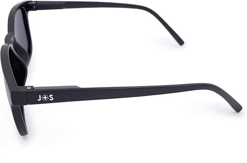 J+S DS Square Frame Polarized Sunglasses, Polarized, 100% UV protection, Spring Hinged in Kuwait