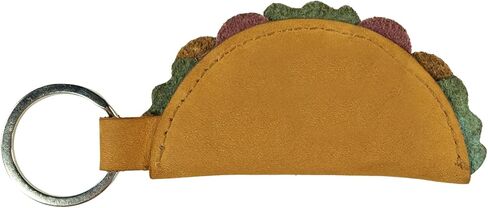 Hide & Drink, Leather Taco Keychain, Key Ring Holder, Mexican Food, Cute Gifts, Accessories, Handmade Includes 101 Year Warranty :: Old Tobacco in Saudi Arabia