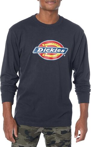 Dickies Men's Long Sleeve Tri-Color Logo Graphic T-Shirt in Saudi Arabia