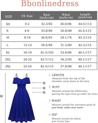 فستان Bbonlinedress للسيدات بدون أكتاف صيفي لحفلات الكوكتيل وحفلات الزفاف وحفلات الضيوف على شكل حرف A متوسط ​​الطول in Saudi Arabia