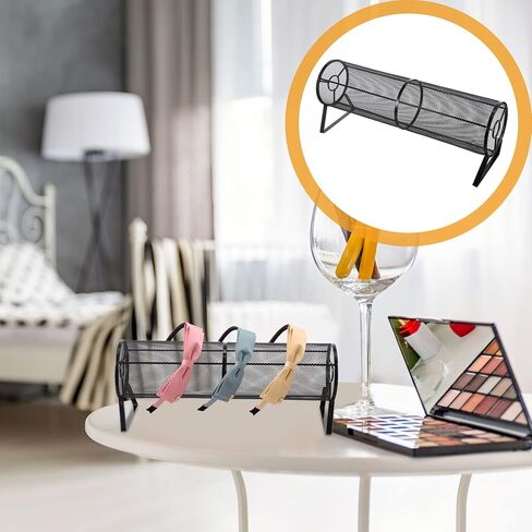 منظم حامل عصابة الرأس من Angoily حامل تخزين معدني لعصابة الرأس وحامل عرض عصابة الرأس Haie Ties Ropes منظم مجوهرات سوار وساعة للمنزل والمتجر 48 سم منظم عرض عصابة الرأس in Kuwait