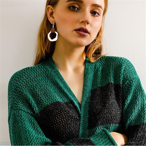 coadipress Handmade Retro Hammered Oval Dangle Earrings for Women Bohemian Earring Lightweight Simple Geometry Crescent Earring Ethnic Hammered Earring in Saudi Arabia